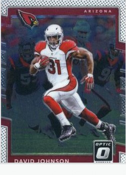 David Johnson 2017 Panini Donruss Optic card