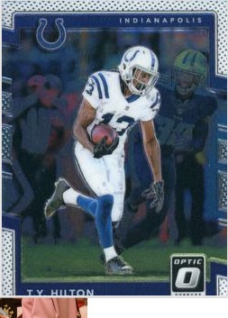 T.Y. Hilton 2017 Panini Donruss Optic card
