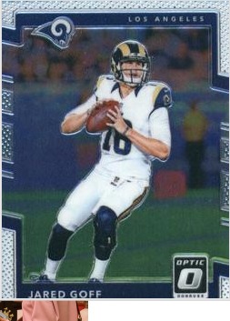 Jared Goff 2017 Panini Donruss Optic card