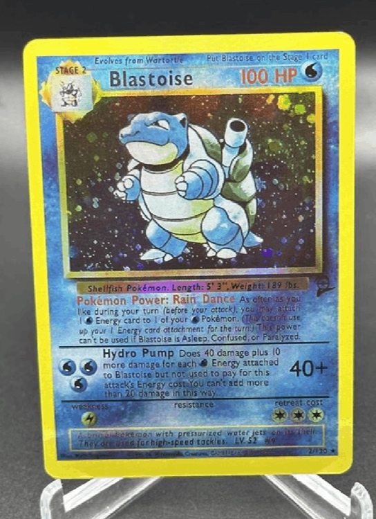 1999 Blastoise Reverse Holo 2/102 Rare